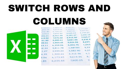 How To Switch Rows And Columns In Excel Swap Youtube
