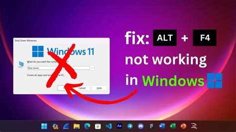 Solved How To Fix Altf4 Keys Not Working Problem In Windows 1110