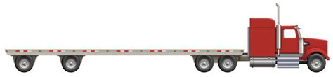 Flatbed Truck Stock Illustrations 419 Flatbed Truck