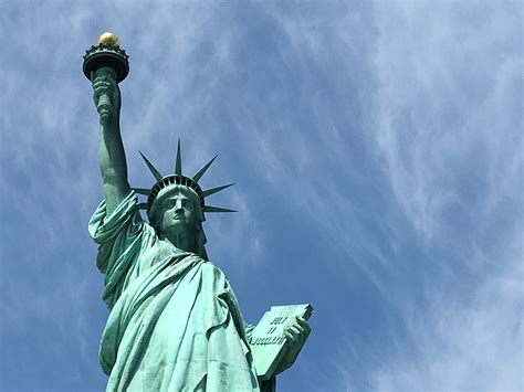 Free Images Statue Of Liberty Monument Sky Sculpture Stock