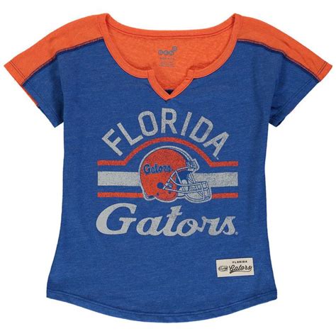 Florida Gators Girls Youth Tribute Raglan Tri Blend Football T Shirt