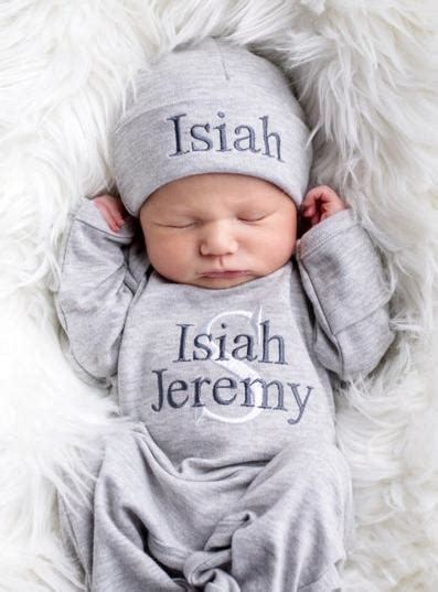 Personalized Newborn Going Home Outfit Boy