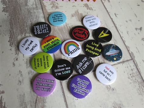 One Of Many Recent Orders Sent Out All Of Our Button Badges Are Hand