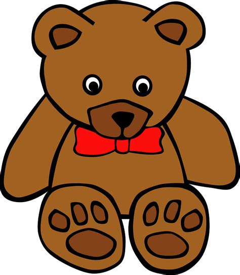 Teddy Bear With Bow Tie Clipart Free Download Transparent Png Creazilla