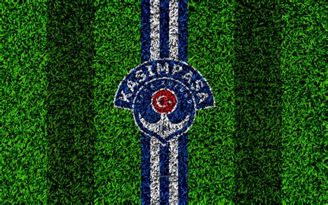 Download Wallpapers Kasimpasa Fc 4k Football Lawn Logo Grass