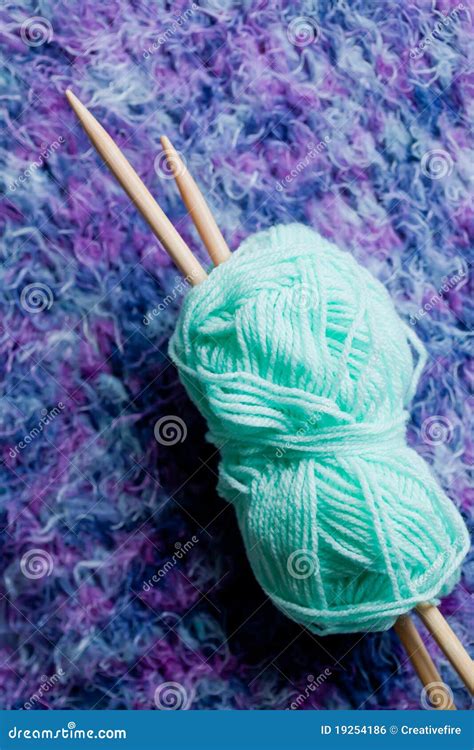 Knitting Wool And Needles Stock Photo Image Of Craft Relaxing