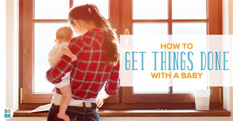 Start your stitches in the right spot. How to Get Things Done with a Baby: Advice to Get You ...