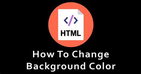 Html How To Change Background Color Of A Element Using Css By Ghost