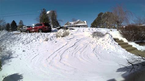 Time Lapse Snow Storm 2016 Youtube