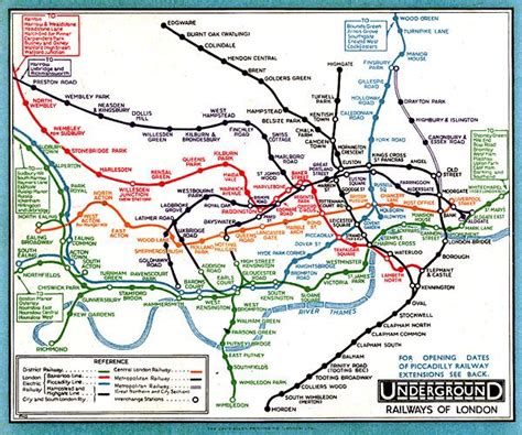 It was accepted for use in 1933 and has become the. early tube map | London underground map, London tube map ...