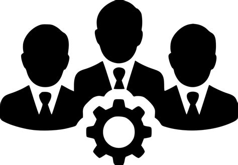 Teamwork People Users Gear Team Group Svg Png Icon Free Download