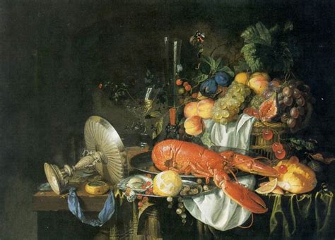 Still Life With A Lobster By Jan Davidsz De Heem Late 1640s Oil