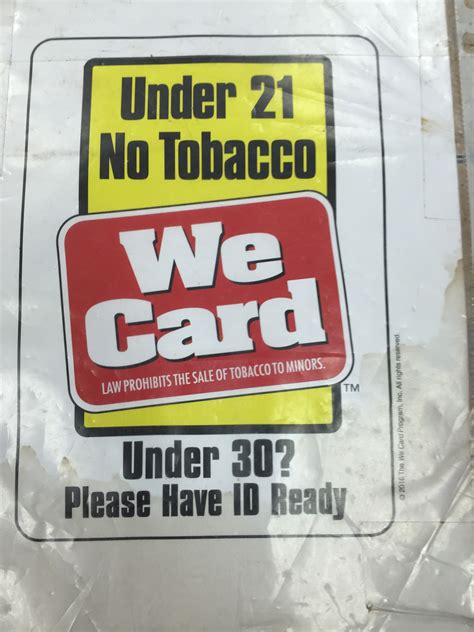 Provide social security number on real id application (exceptions may apply). Retailers roll with new restriction on tobacco sales to ...