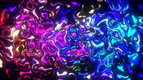 Abstract Neon Lighting Motion Background Liquid Movement Glow Free Video Background Loops Vj