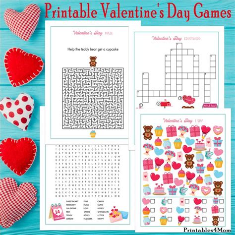 Free Valentine Printables Games Missemiliejolye