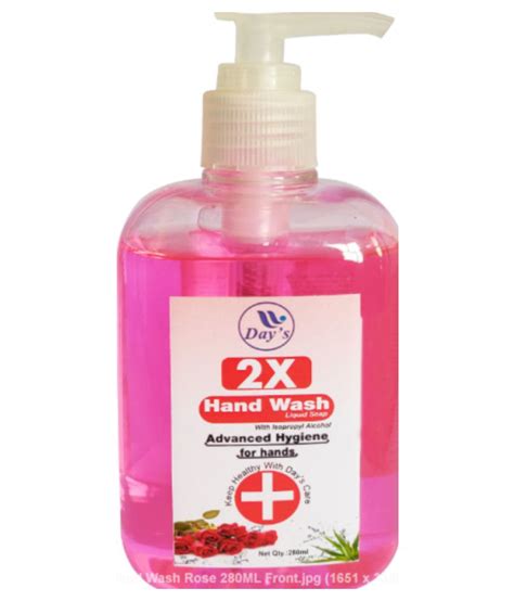 Do not use in larger or smaller amounts or for longer than recommended. Day's Isopropyl Alcohol Hand Wash 280 mL Pack of 3: Buy ...