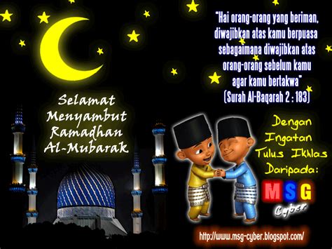 Dalam menyambut bulan puasa yang akan segera tiba, ada baiknya kamu memberi ucapan selamat puasa ucapan selamat puasa ramadhan 2020 yang mengandung doa dan niat baik tentu memiliki makna dan selamat menunaikan ibadah puasa. !! MSG Cyber !!: Ucapan Ramadhan Al-Mubarak