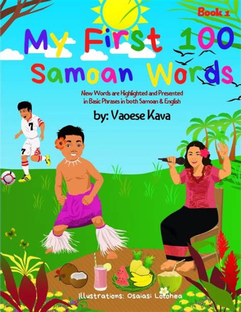 My First 100 Samoan Words Book 1 By Vaoese Kava Paperback Barnes