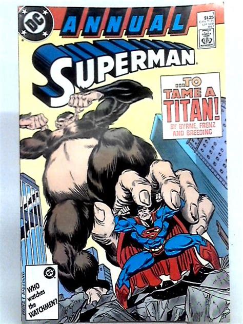 Superman Annual 1 To Tame A Titan By Dc Comics Used