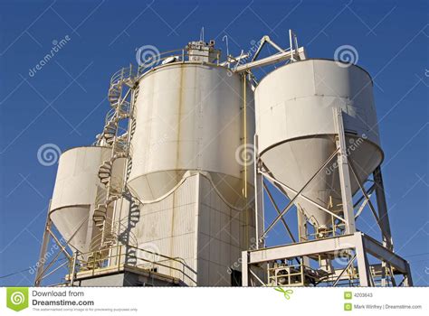 Cement Plant stock image. Image of production, plant, gantry - 4203643