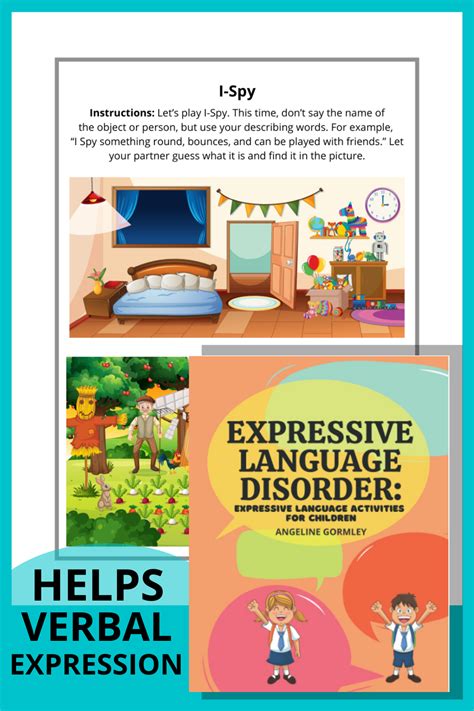 Expressive Language Disorder Expressive Language Activities For