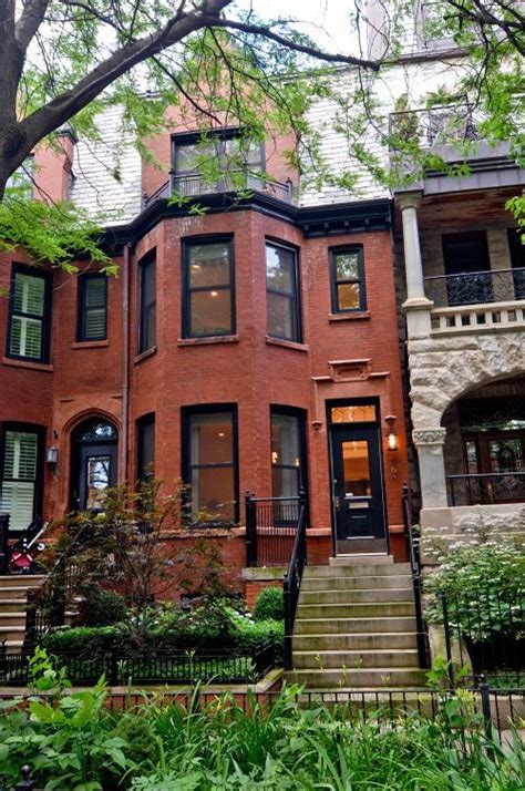 Chicago Row Home In 2019 Brownstone Homes Brooklyn Brownstone