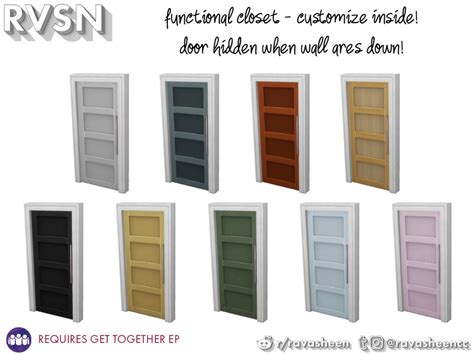 Sims 4 Closet Door Cc