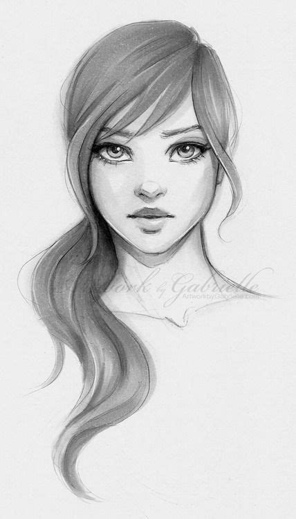 Pinterest Drawing Ideas Girl Face Rectangle Circle