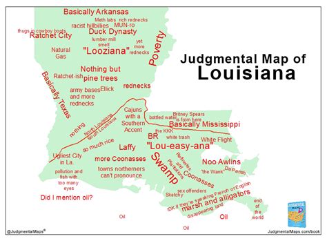 Judgemental Map Of Louisiana Rimagesoflouisiana