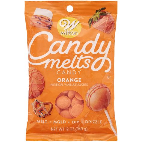 Wilton Orange Candy Melts Candy 12 Oz Furniturezstore