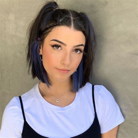 Pin by carter12shu on Charli D'Amelio in 2020 | Blue hair ... A few months after the tiktok star originally dyed her hair blue, she's finally changing up the look and charli showed off another shot of her new 'do on twitter.