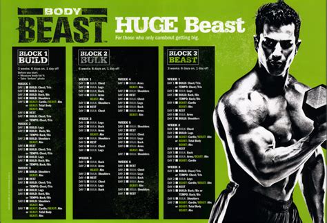 Go ahead and browse through these beast workout sheets we have and choose one that you like. Pin on Body beast