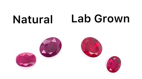 Comparison Video Natural Rubies Vs Lab Grown Rubies By Lannyte