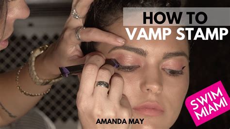 Backstage Vamp Stamp How To With Amanda May Youtube