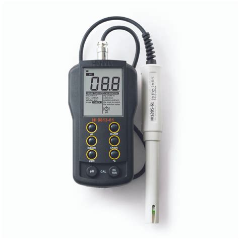 Hi 9813 61 Medidor Portátil Ph Ce Tds Temperatura Con Cal Check Hanna Instruments Colombia