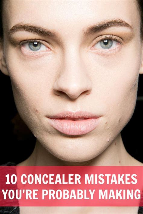 The Worst Mistakes You Make When Applying Concealer Skin Makeup How