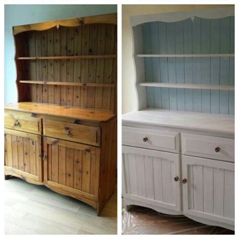 Before And After Welsh Dresser Using Chalk Paint Home