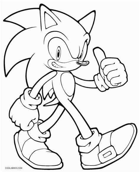 The first video game featuring sonic was published in 1991. Printable Sonic Coloring Pages For Kids | Cool2bKids ...
