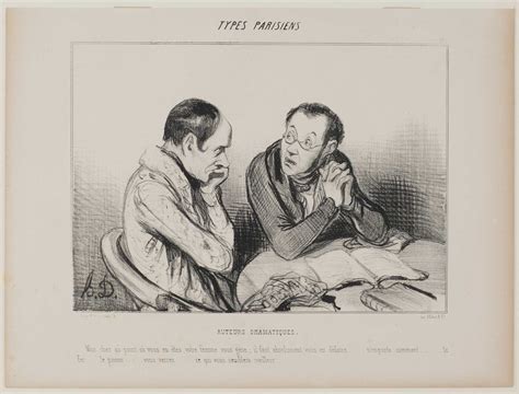 auteurs dramatiques von daumier honoré 1808 marseille valmondais 1879 kunst grafik