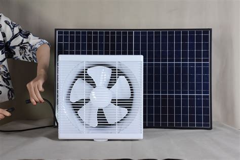 24h Bathroom Solar Exhaust Fan Solar Powered Ventilator Fan Solar Air