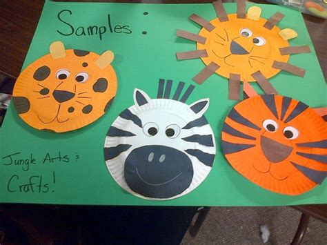 Paper Plate Animals Paper Plate Animals Jungle Animal Crafts