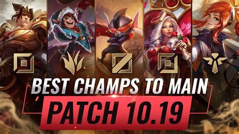 2 Best Champions To Main For Every Role In Patch 1019 League Of