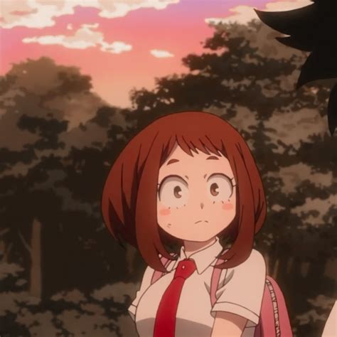 Anime Icons — 彡 Izuku Midoriya And Ochaco Uraraka Matching Anime