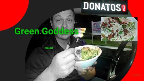 Donatos Green Goddess Salad And Green Goddess Dressing Review Youtube