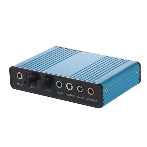 What is a sound card for pc. 6 Channel Sound Card USB External Digital Optical SPDIF Audio for PC-in HDMI Cables from ...