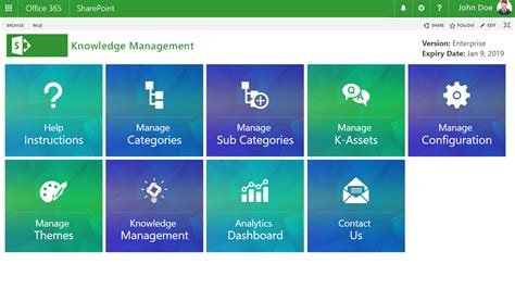 sharepoint knowledge base template download