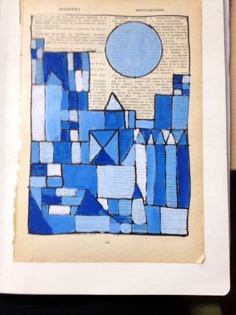 Paul Klee Color Theory Lesson On Book Pages Kunst Voor Kinderen