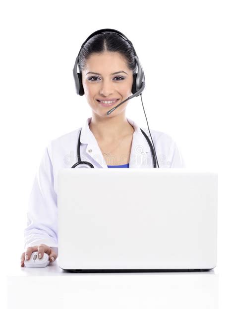 Medical call center stock image. Image of human, expression - 38320047