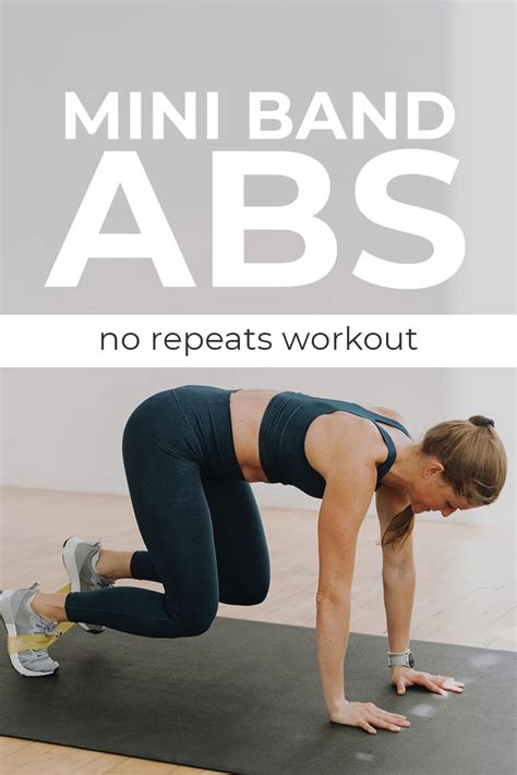 Minute Resistance Band Abs Video Nourish Move Love