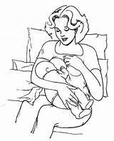 Para Materna Lactancia Colorear Dibujos Pintar Con Mama Bebe Dibujo Su Dando Mamar Spindle Drop Dibujosa Template Coloring sketch template